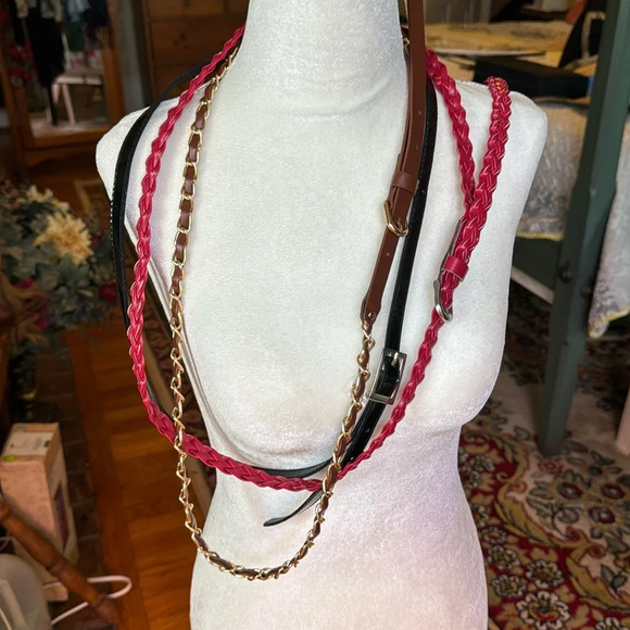 👄 3 skinny belts 👄 - Picture 1 of 6